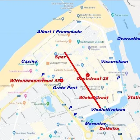 Emiel Centrum Met Garage * Ostenda