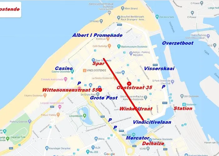 Emiel Centrum Met Garage * Ostenda